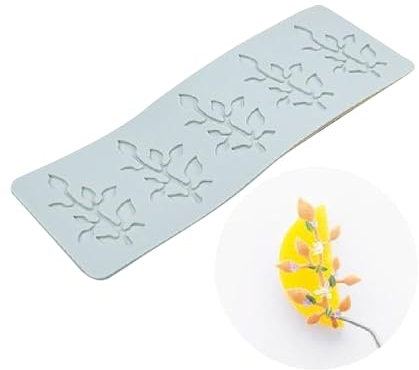 Moules à Pâtisserie Moule Dentelle Silicone Patisserie Tapis Patisserie Motif Cuisson en Forme Feuilles dentelle fondant moule Décoratif dentelle fondant moule 3D Tapis Gaufrage Fondant pour DIY