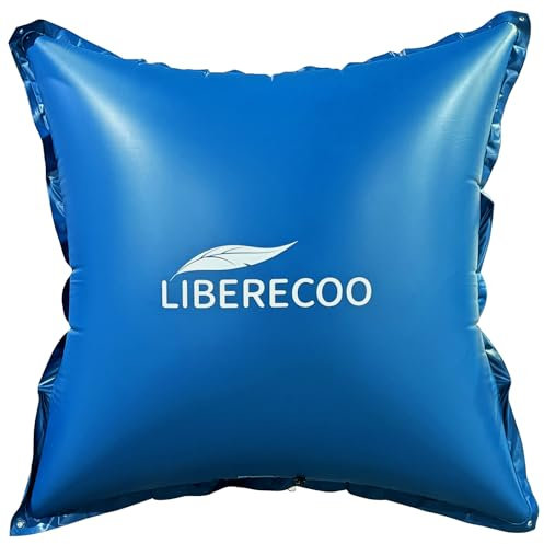 LIBERECOO Cuscino quadrato per piscine fuori terra, 0,4 mm, extra resistente, a lunga durata, con corde incluse