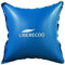 LIBERECOO Coussin carré de 2,4 m x 2,4 m pour piscine hors sol, coussins de piscine d'hiver extra durables de 0,4 mm, cordes incluses
