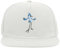 KarolioZonas tv 68 Snapback Flat Visor Cotton Blend Cap White, weiß, Einheitsgröße