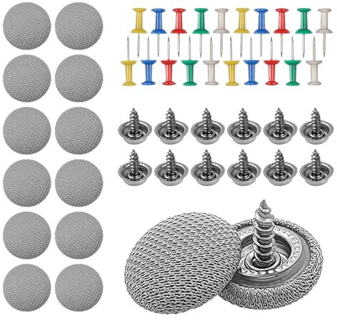160 Stück Dachhimmel Reparatur Set, Auto Dachhimmel Nieten Halterung, Autodach Schnappnieten Halterung, Auto Dach Knöpfe, Auto Reparatur Nieten Set, Headliner Reparaturknopf fur Busse Wohnwagen