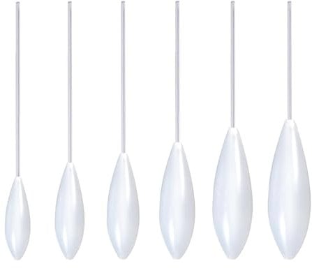 Wjelet Fishing Sbirolino Set, 6 Stück Sbirulino (8, 10, 12, 20, 25, 30 g) Schwimmend, Angelzubehör Spirolino Forellenpose Set, Angeln Spirolino Forelle Set für Forellenteig und Spoons Forelle