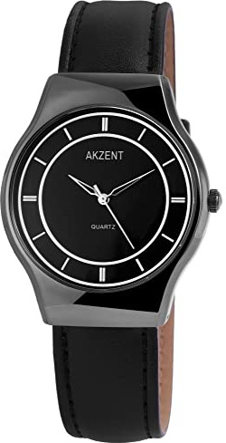 Akzent Armbanduhr Analog Quarz Schwarz SS7271000062