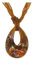 Venetiaurum - Halskette aus Muranoglas und 925 Silber - Schmuck “Made in Italy” zertifiziert