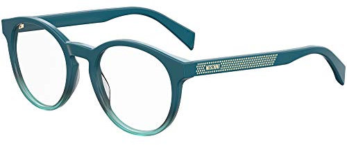 Moschino MOS518 ZI9 TRANSPARENT TEAL TEAL 49/20/140 Damen Brillen