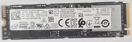 Intel 256GB PCIe-NVMe SSD, 2280 M.2, SSDPEKKF256G8L