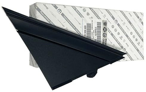 Moulure latérale pour Fiat 500 Cinquecento / Abarth DX droite. Original Montant Triangle noir mat 735455793