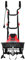 COSTWAY 1200W/1500W Electric Tiller, Garden Soil Cultivator Rotavator with Sharp Blades, Foldable Handle, 35/43cm Cutting Width & 22cm Cutting Depth (43cm, Red)