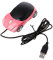 Buwei 1000DPI Mini Forme de Voiture USB Filaire Optique innovant 2 phares Souris pour Ordinateur Portable PC