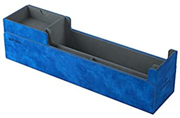 Gamegenic, Cards' Lair 400+ Blue, Zubehör | Multifunktionsbox für Karten und Zubehör, 4 herausnehmbare Fächer, Deckel als Würfelteller nutzbar, Farbe: Blau
