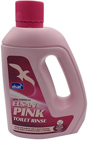 Elsan Pink Toilet Fluid 2L (Chemicals Caravan Boat Motorhome Rinse)