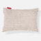 Lounge Pug Kissen 35 x 50cm Cord Creme Zierkissen Sofakissen Dekokissen