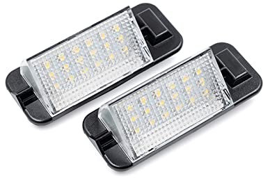 DEHIWI Kennzeichenleuchte Für E36 3er 318i 318is 318ti 325i 1992–1998 Weiße Kennzeichenbeleuchtung Auto-Parkschild-Lampen