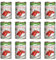 La Vela Genuss-Set 12 x 400 g Geschälte Tomaten Pomodori San Marzano D.O.P. Dell'Agro Sarnese - Nocerino (12 x 400/260 g Pack) + Pizzagewürz