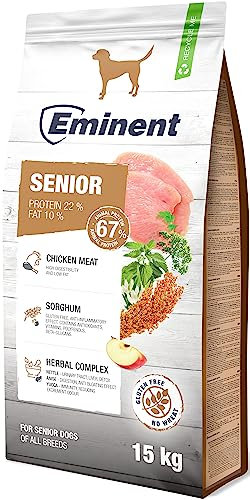 Eminent Senior | High Premium Hundefutter Gluntenfreie |Trockenfutter für Ältere Hunde Aller Rassen 15kg