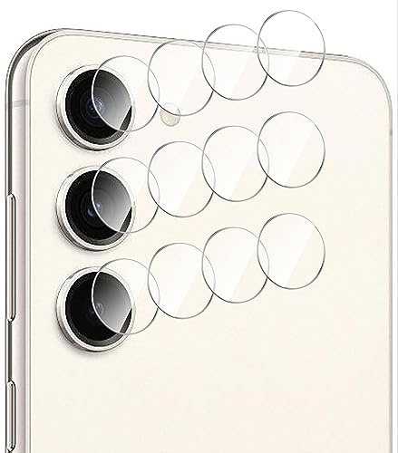 GIOPUEY [Ultra Thin 4 Pack Camera Lens Protector Compatible with Samsung Galaxy S23 FE, HD Tempered Glass Camera Protector for Samsung Galaxy S23 FE