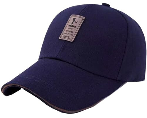 RUICHENG Sommer Baseball Kappe Basecap Herren Damen Snapback Golf Sports Caps Schirmmütze (Blau)