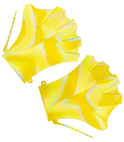 Supvox 1 Paar Schwimmhandschuhe Für Männer Schwimmpaddel Zum Rundenschwimmen Schwimmbadzubehör Aquafitness Wasserbeständigkeit Neopren Herren Kieselgel Trainingsgeräte Damen Fingerlos