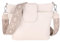 MIRROSI® Umhängetasche Damen, Echtleder, Made in Italy, BOHO Style30x24,50x9cm (BXHXT) viel Stauraum, Handtasche, Brusttasche, Crossbody Bag (1 Tasche & 2 Gurte) (Beige (Karo))