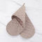 No. 918 Martell Stonewashed 100% Cotton Quilted Double Oven Mitt, Blush Pink