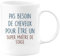 quotedazur - Mug Pas Besoin De Beaucoup de Cheveux Pour Être Un Super Maître De Stage - Blanc/Céramique