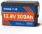 Mini Batterie Lithium 12V 300Ah LiFePO4, CYCLEVOLT Batterie Lithium 300Ah avec 200A BMS, Batterie LiFePO4 Fer Phosphate À Cycle Profond, Idéale pour Camping-Cars, L'Énergie Solaire Et Les Bateaux