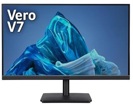 Acer 55cm 21.5 INCH FHD ZeroFrame IPS 100Hz 16:9 4ms (GTG) 250nits VGA HDMI FreeSync UK TCO Black