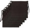 Il Tuo Artigiano Design Lot de 6 coussins pour chaises de cuisine fabriqués en Italie – coussins de chaise 40 x 40 cm, épaisseur 4 cm, tissu coton et polyester, rembourrage en éponge (anthracite)