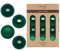Weihnachtskugeln Glas 8cm 12 Stück - matt & glänzend - Christbaumkugeln Weihnachtsbaumkugeln für Weihnachten - Christbaumschmuck & Weihnachtsbaumschmuck - Fir Green