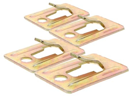 Gatuida 4pcs Water Heater Wall Mounting Support Bracket Plate for Bathroom Wall Heater Mounted Installation Kit