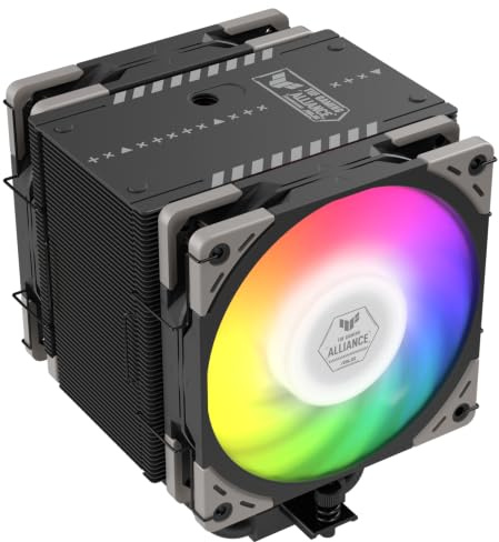 Scythe Mugen 6 CPU Air Cooler, 120mm Single Tower, TUF Black | Notevole modello co-brand con ASUS TUF gaming