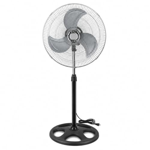RAYPOW Ventilador de Pie 18 Pulgadas, Negro, 90W