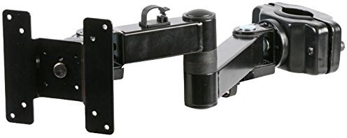 Pulse LCDPMT-TA Full Motion Double Arm TV Pole Mount Up to 10kg Screen, Up to 27