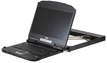 Ultra Short Depth Dual Rail WideScreen 18.5 LCD Console (USB, HDMI/DVI/VGA) CL3000NW ATEN (1920 x 1080 Full HD @60Hz), No software required, UK, 1 KVM Market Leader