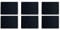 ASA Selection 7805420 Lederoptik Tischset, 46 x 33 cm, Polychlorid, schwarz (6 Stück)