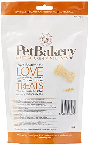 Pet Bakery Dog Treat Bones Chicken, 190 g