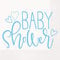 Unique Party Supplies 73382 Papierservietten - 16,5 cm - Babyparty mit blauen Herzen - Packung mit 16 Stück