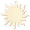 Holz Sonne - 3-50cm - Deko Basteln, Größe:3cm, Pack mit:25 Stück