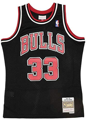 Mitchell&Ness 2.0 Chi. Bulls Shirt Black/Black M