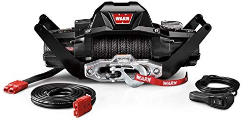 WARN 104179 Zeon 10-S Multi-Mount Portable Seilwinde Kit mit Spydura Synthetisches Seil – 4,5 kg Kapazität