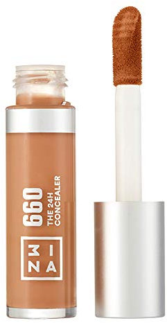 3INA MAKEUP - The 24H Concealer 660 - Hellbraun - Alle Hauttypen - Langanhaltend Formel - Flüssiger Concealer dunkle Augenringe Hautunreinheiten - Weicher Applikator - Vegan - Cruelty Free