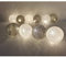 6cm Guirlande Lumineuse Boule Coton, DOTBUY Decoration Noël, LED Guirlande Lumineuse à Piles, Enfant, Chambre Mariage Halloween Décorations Multicolore (gris clair,3.3M/20LED)