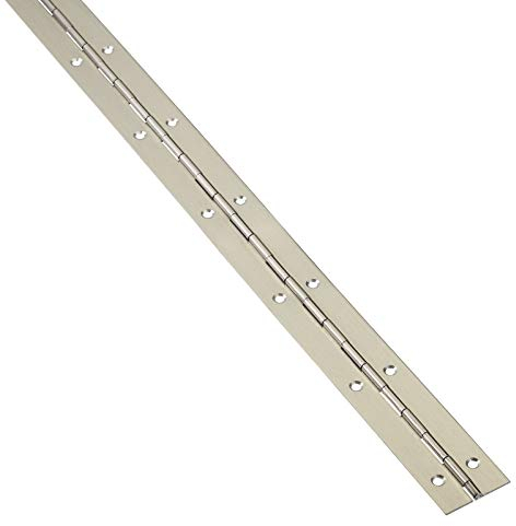 SOTECH Bisagra de piano 1000 x 32 x 1,0 mm Bisagra de puerta de acero inoxidable pulido Bisagra de piano