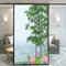 Xijier Dekorativer Sichtschutz, mattierte Fensterfolie, Bambus-Lotus-Muster, Glastür, Fenster, Aufkleber, Fensteraufkleber für Zuhause, Büro, 40 x 140 cm