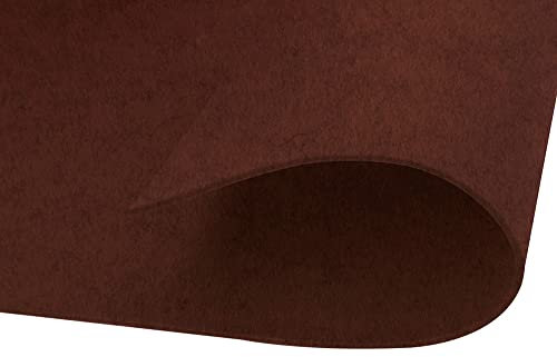 INNSPIRO Fieltro acrílico chocolate láminas 20x30cm.x2mm. 220gr./m2 10u.