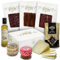 GOURMET BOX: Gourmet-Geschenkkorb; Iberischer Schinken, iberischer Salchichon und Chorizo, 100% Schafskäse, Steinpilz- und Morcilla-Pasteten, handwerkliche Picos und Gourmet-Öl