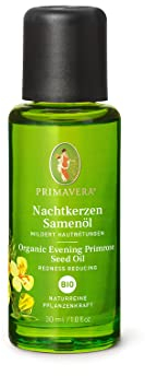 PRIMAVERA Pflegeöl Nachtkerzenöl bio 30 ml – naturreine Pflanzenkraft – Glasflasche – Aromaöl, Körperöl, Naturkosmetik - lindernd, stärkend, stark beruhigend - vegan
