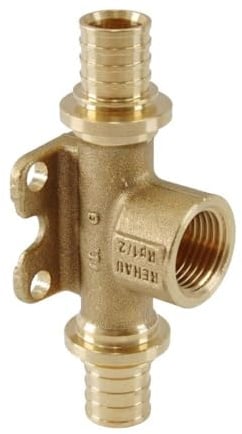 Rehau Rautitan RX+ Wand T-Stück, Abg. IG 16-Rp1/2-16