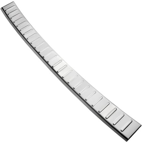 Aroba AR1226-CR Edelstahl Hochglanz Poliert Ladekantenschutz kompatibel mit Peugeot 308 SW Kombi ab BJ. 3.2014> passgenau Abkantung Farbe Chrome