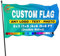 MESHELEY Custom Flag 3x5FT Double Sided with Photo Logo Text Personalised Flags Indoor Outdoor Decoration Celebrations
